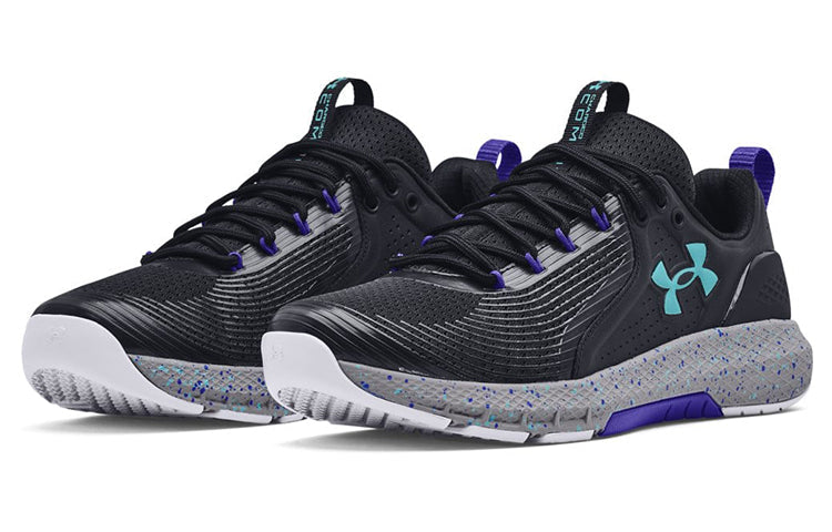Under Armour Charged Commit TR 3 'Black Blue Speckled' 3023703-003