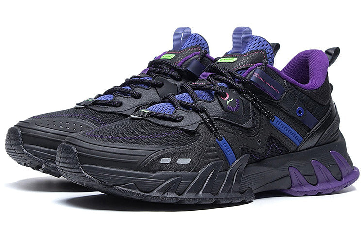 Li-Ning Carefree Walk V2 'Black Blue Purple' ARDS009-4