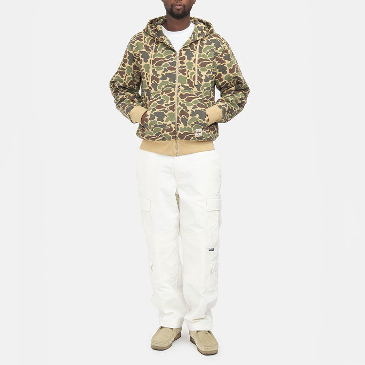 Stussy Camo Double Face Zip Hoody Jacket 'Camo' 118466