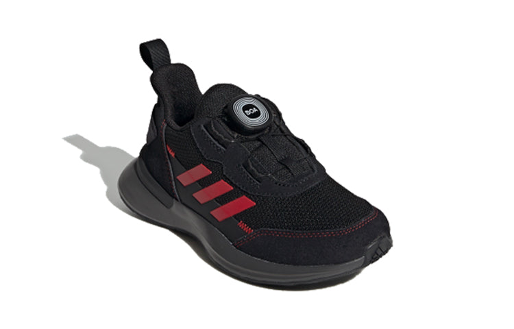 (PS) adidas RapidaRun Boa K 'Black Red' FU7314