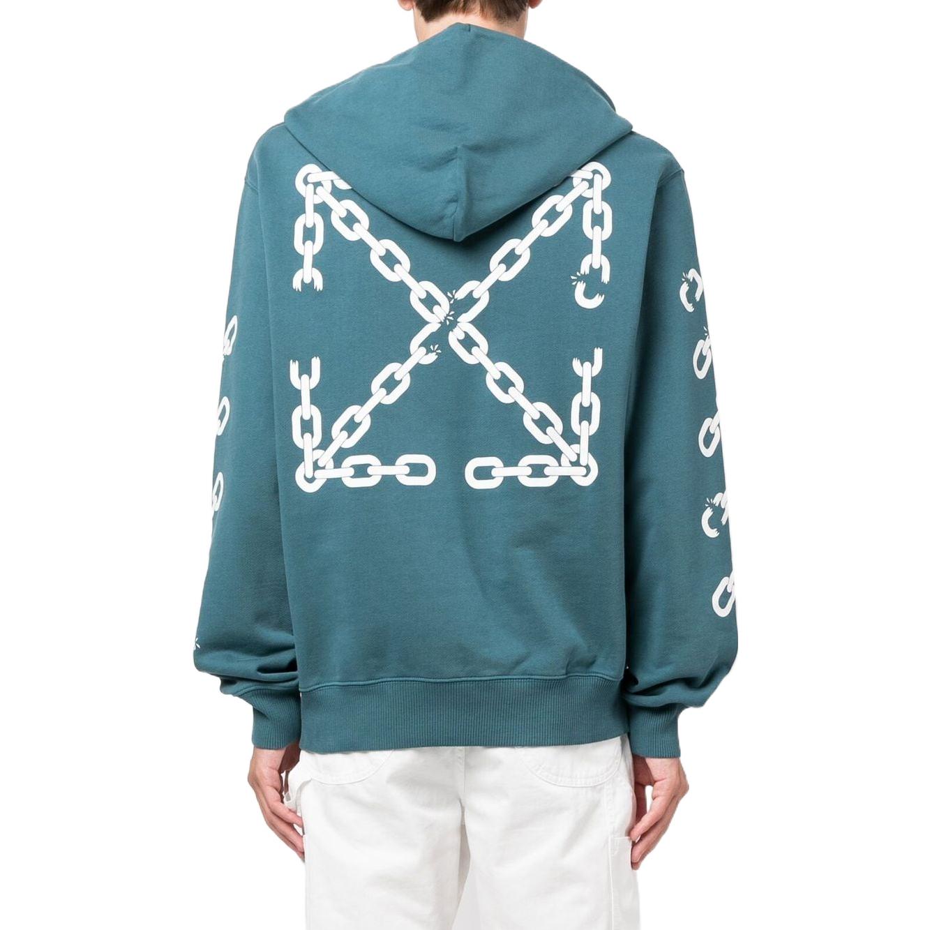 Men's Off-White SS22 Alphabet Printing Version Blue OMBB097F22FLE0105501