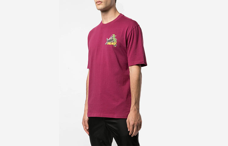 PALACE Octo T-Shirt Back Printing Pattern Short Sleeve Cherry Red P15TS126