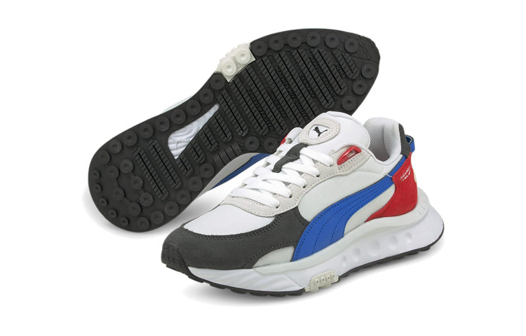 (GS) PUMA Wild Rider Rollin 'Ebony White' 382028-03