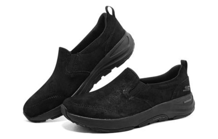 (WMNS) Skechers Go Walk Outdoors 'Mountain Vie - Pure Black' 124427-BBK