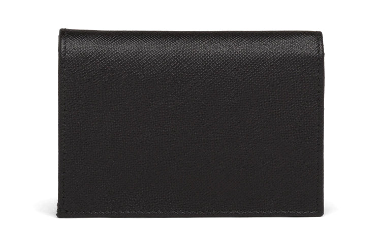 (WMNS) PRADA SS26 Small Saffiano Leather Wallet 'Black' 1MV021-QHH-F0002