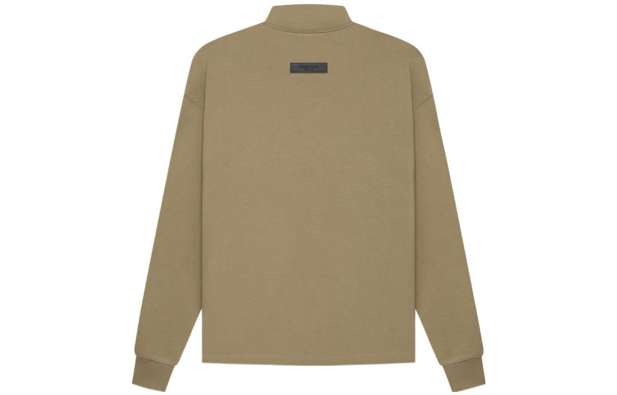 Fear of God Essentials SS22 Relaxed Mockneck Oak FOG-SS22-927