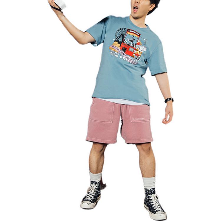 Converse Claw Machine Graphic Tee Asia Sizing 'Blue' 10023457-A03
