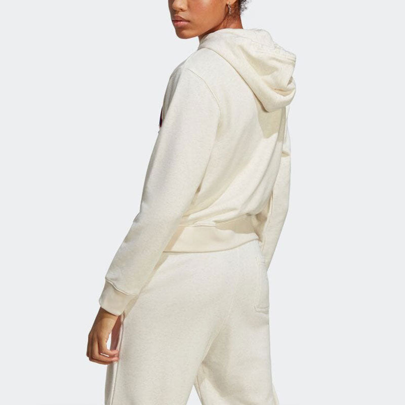 (WMNS) adidas Originals Small Logo Hoodies 'White' IC5229