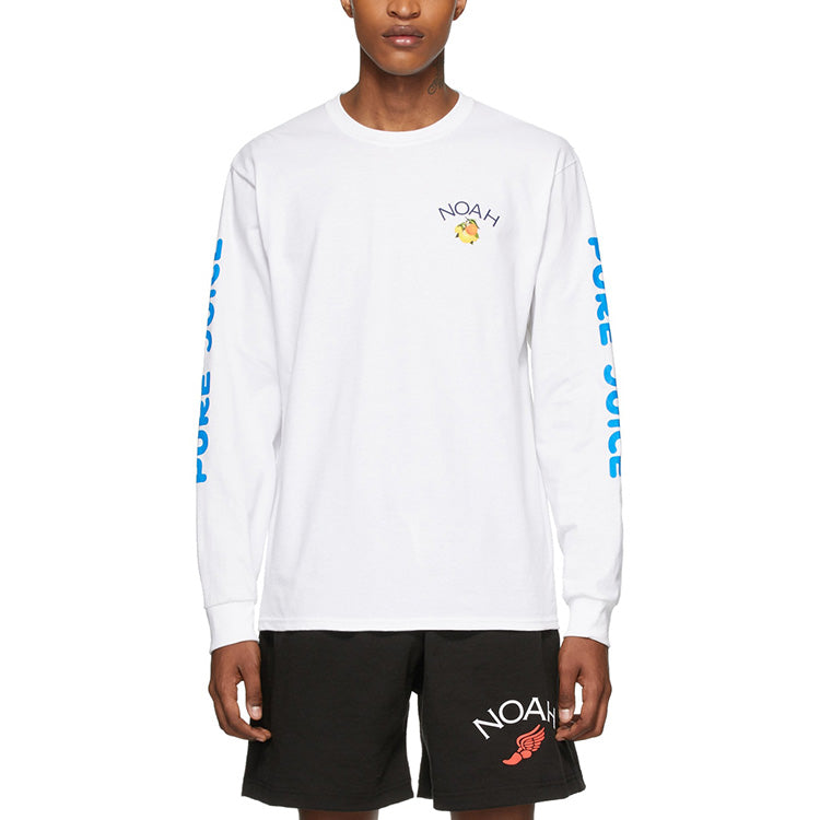 NOAH Pure Juice Ls Tee Fruit Long Sleeves Unisex White T14SS20WHT