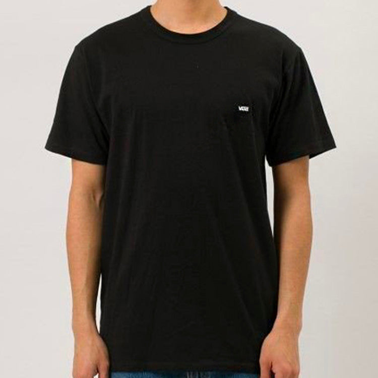 Men's Vans Off The Wall Tee Minimalistic Logo Short Sleeve Black VN0A49R7BLK