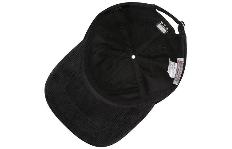 MLB Mickey x Disney Crossover corduroy Baseball Cap Black 32CPKC011-07L