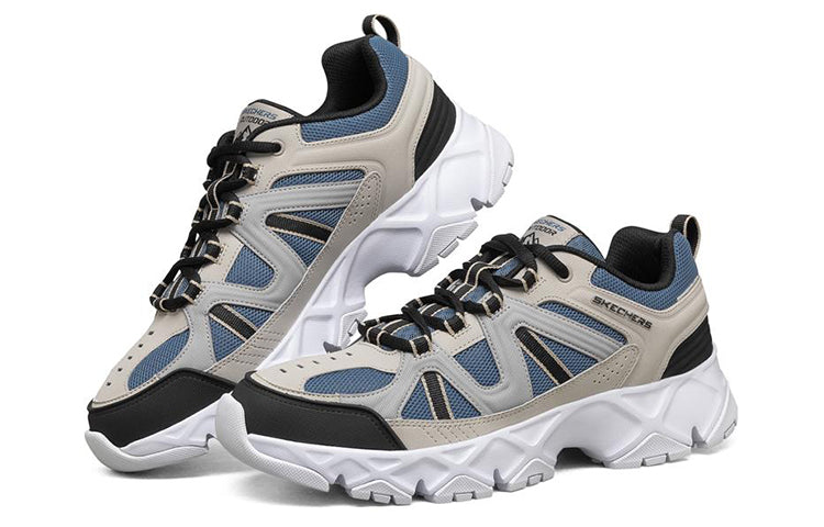 Skechers Crossbar Low-Top Grey/Blue 51885C-NTBL
