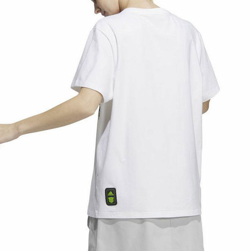(WMNS) adidas x Transformers T-Shirts 'White' IU4753