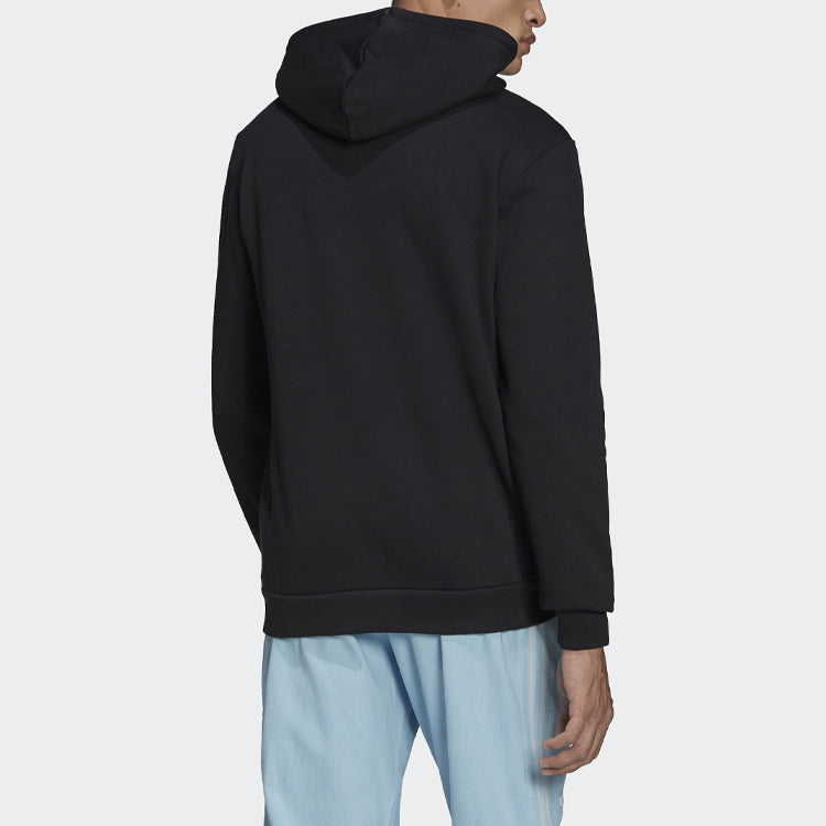 Men's adidas originals Q1 Casual Sports Pullover Black HC2789