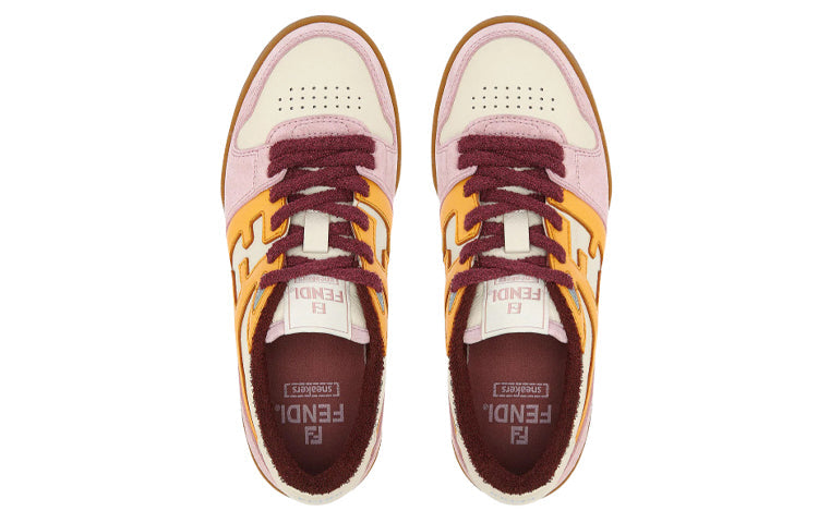 (WMNS) FENDI Match Low Top 'Pink Yellow' 8E8252AI1NF1H1C