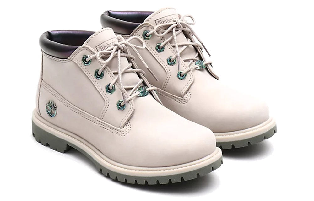 (WMNS) Timberland Nellie Chukka Double Waterproof Boots 'Light Taupe Nubuck' 0A24M2K51