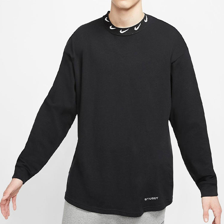 Nike x Stussy NRG BR Long-Sleeve Knit Top 'Black' CT4314-010