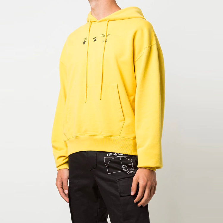 Off-White FW21 Casual Long Sleeves Loose Fit Yellow OMBB037S21FLE0051955