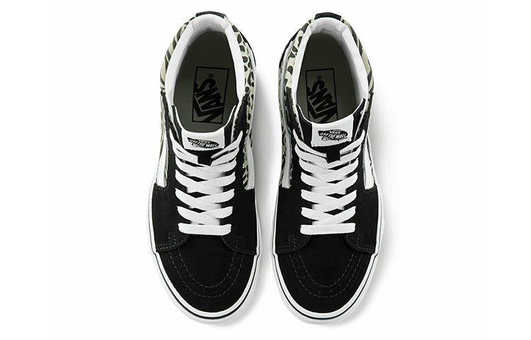 Vans SK8-HI Canvas Sneakers Black/White VN0A32QG9XB