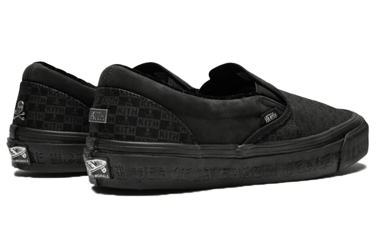 Vans Kith x Mastermind World x OG Classic Slip-On LX 'Black' VN0A32QNS5K