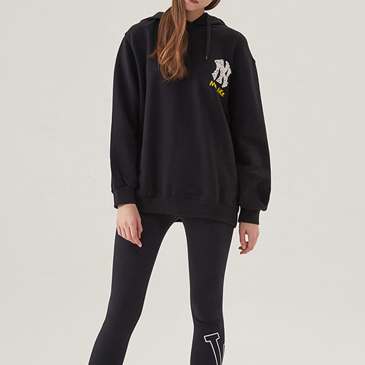 MLB LIKE New York Yankees Graffiti Printing Hooded Long-Sleeve Fleece Unisex Black 31HD05941-50L