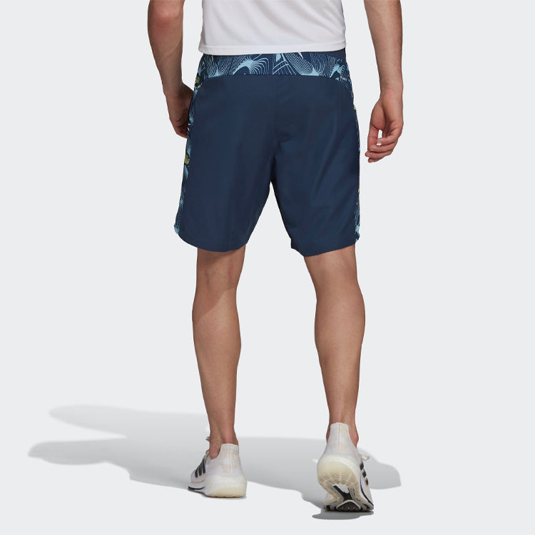 adidas Pattern Printing Loose Sports Shorts Navy Blue H41324