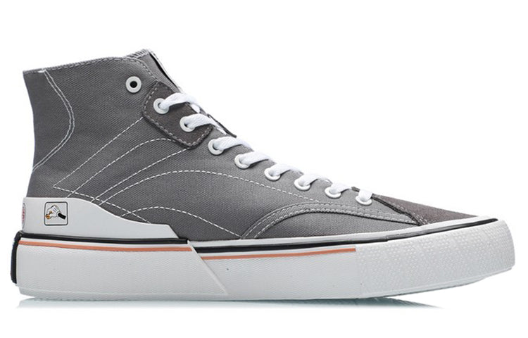 Li-Ning x Mickey Mouse Canvas HI Shoes 'Grey White' AECR007-2