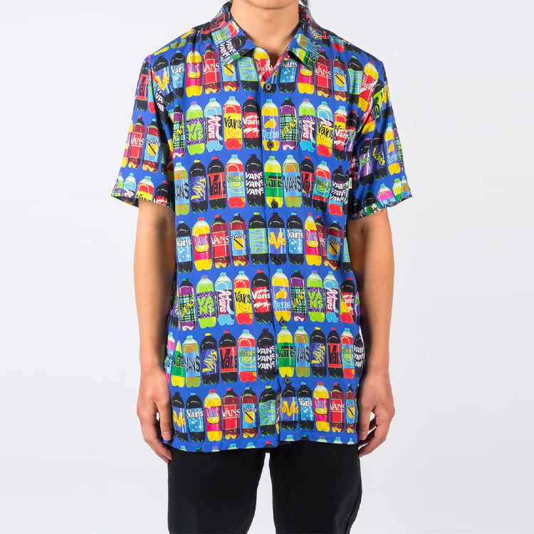 Vans x Fergus All Over Print Rayon Short Sleeve Shirt 'Multi-Color' VN0A4RS1W02