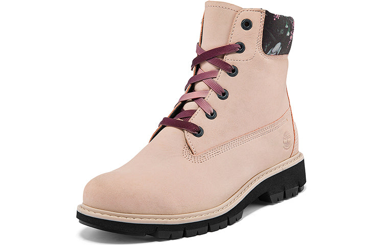 (WMNS) Timberland Lucia Way 6 Inch Charm Waterproof Boot 'Light Pink Nubuck' A2HXBW