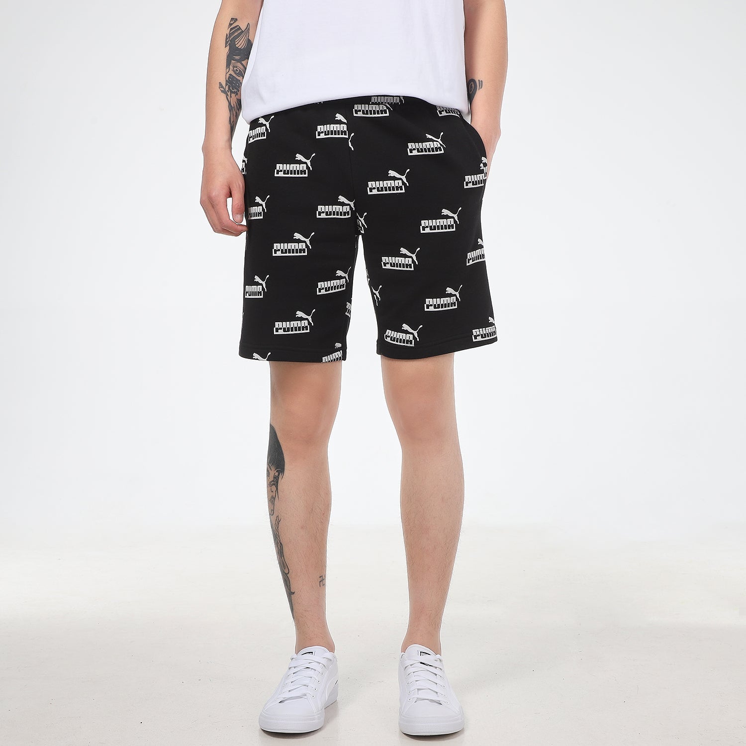 PUMA Amplified 9" Short 'Black White' 589090-01