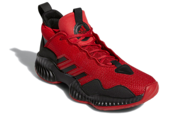 adidas Court Vision 3 Wear-Resistant Retro Basketball Shoes Red Black Unisex 'Red Black' H67758
