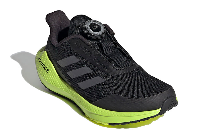 (GS) adidas EQ Run Boa K Shoes Black/Green FX2259