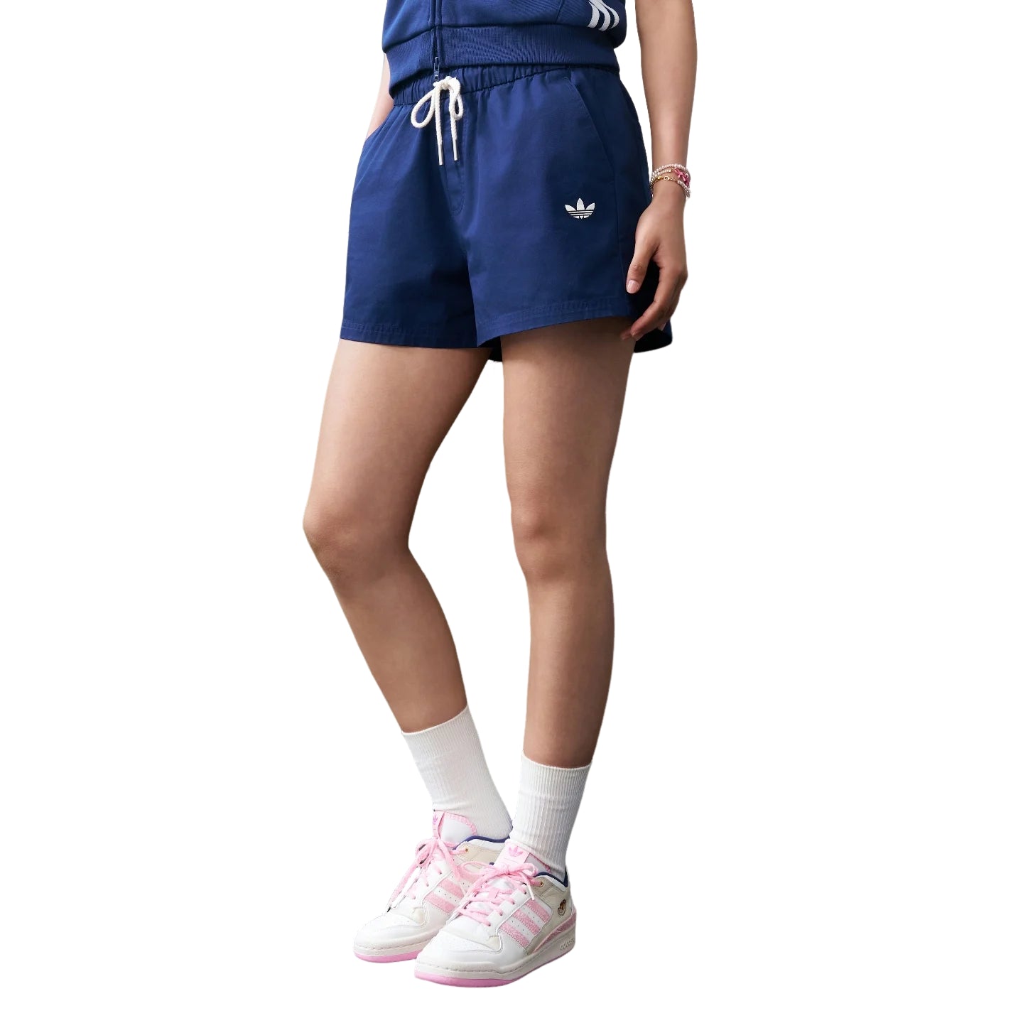 (WMNS) adidas W Short Asia Sizing 'Dark Blue' KY8321