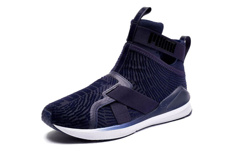 (WMNS) PUMA Fierce Strap Flocking Navy Blue 189767-01