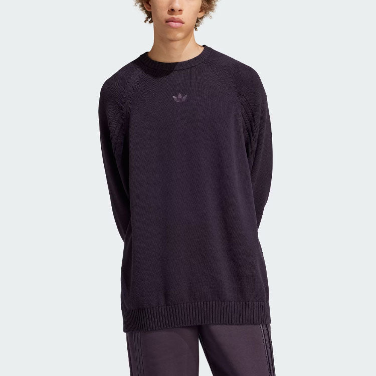 adidas Originals Premium Knitted Sweatshirt Asia Sizing 'Black' IT7444