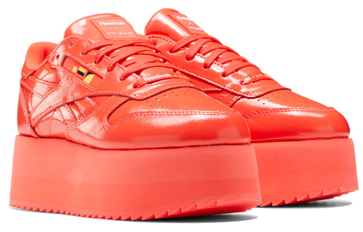 (WMNS) Reebok Gigi Hadid x Classic Leather Triple Platform 'Neon Red' DV5389