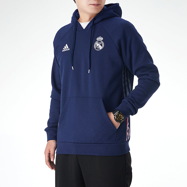 adidas Real Madrid Soccer/Football Sports Pullover Blue GL0048