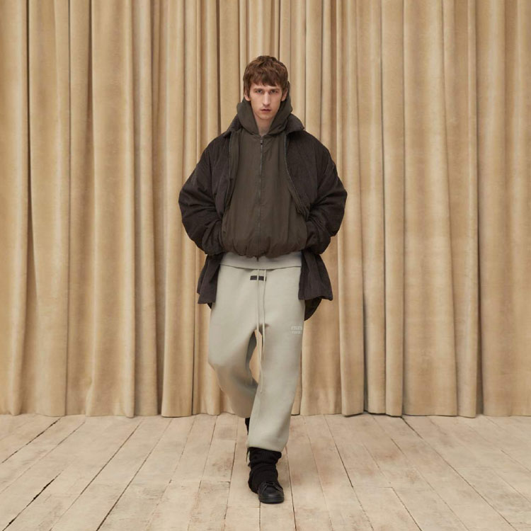 Fear of God Essentials SS23 Corduroy Jacket 'Off-Black' FOG-SS23-045