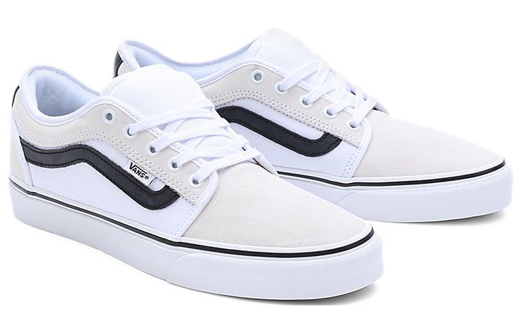 (WMNS) Vans Chukka Low Sidestripe 'White Black' VN0A5KQZWBK