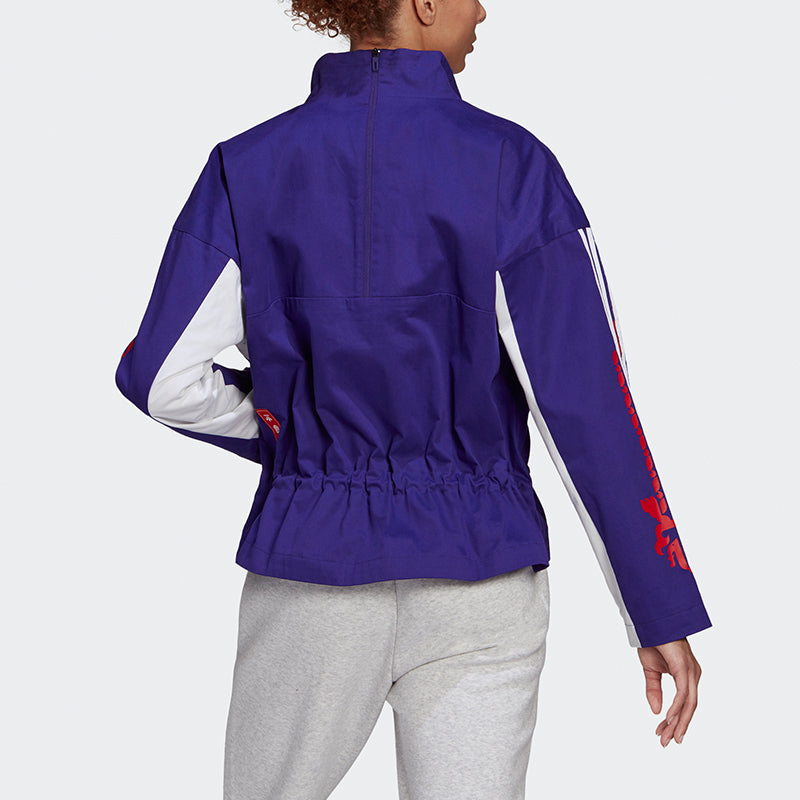 (WMNS) adidas CNY New Year Half Zip Sports Jacket 'College Purple' GS2401