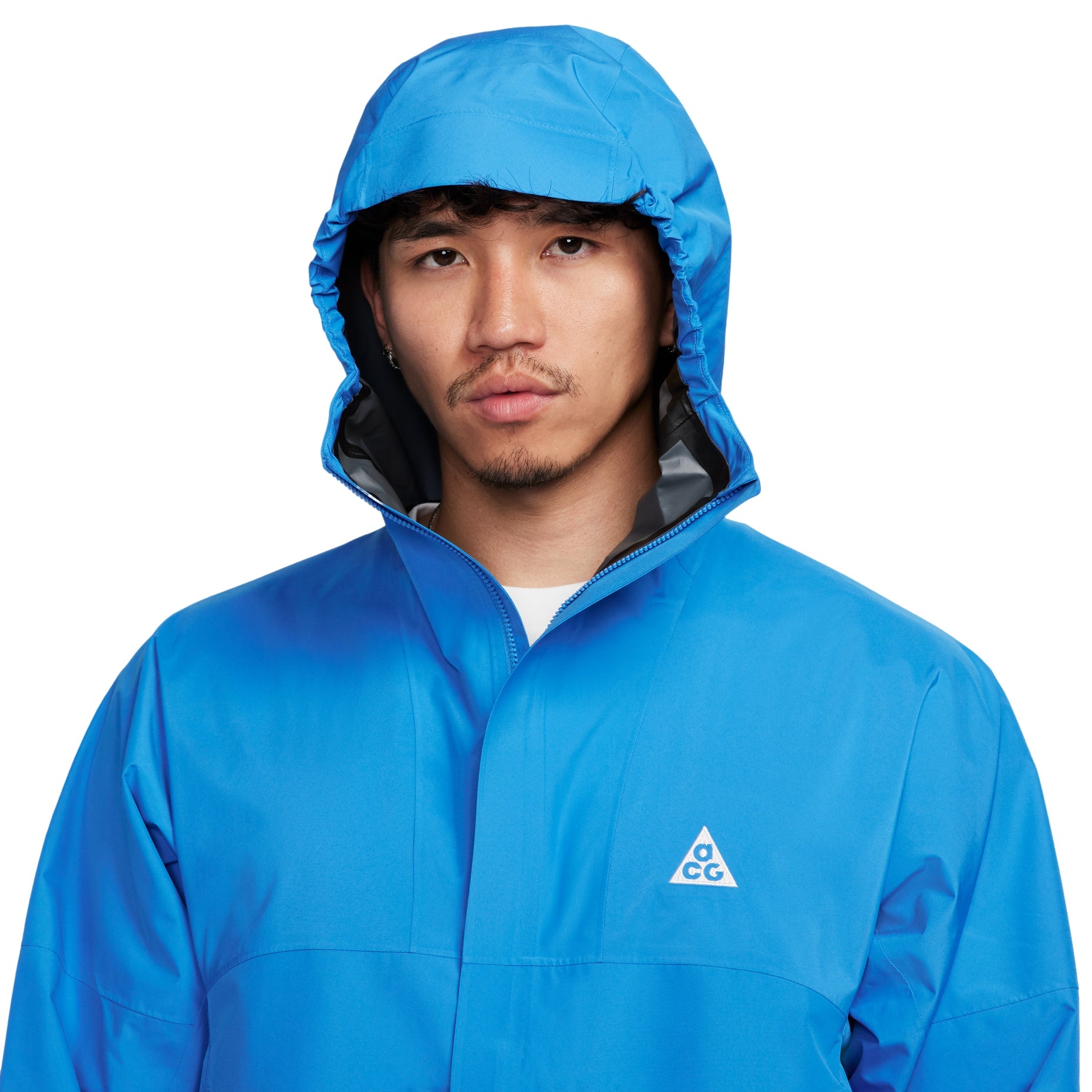 Nike Acg Sf Cascade Rain Hoodie Jacket 'Blue' DV9416-435