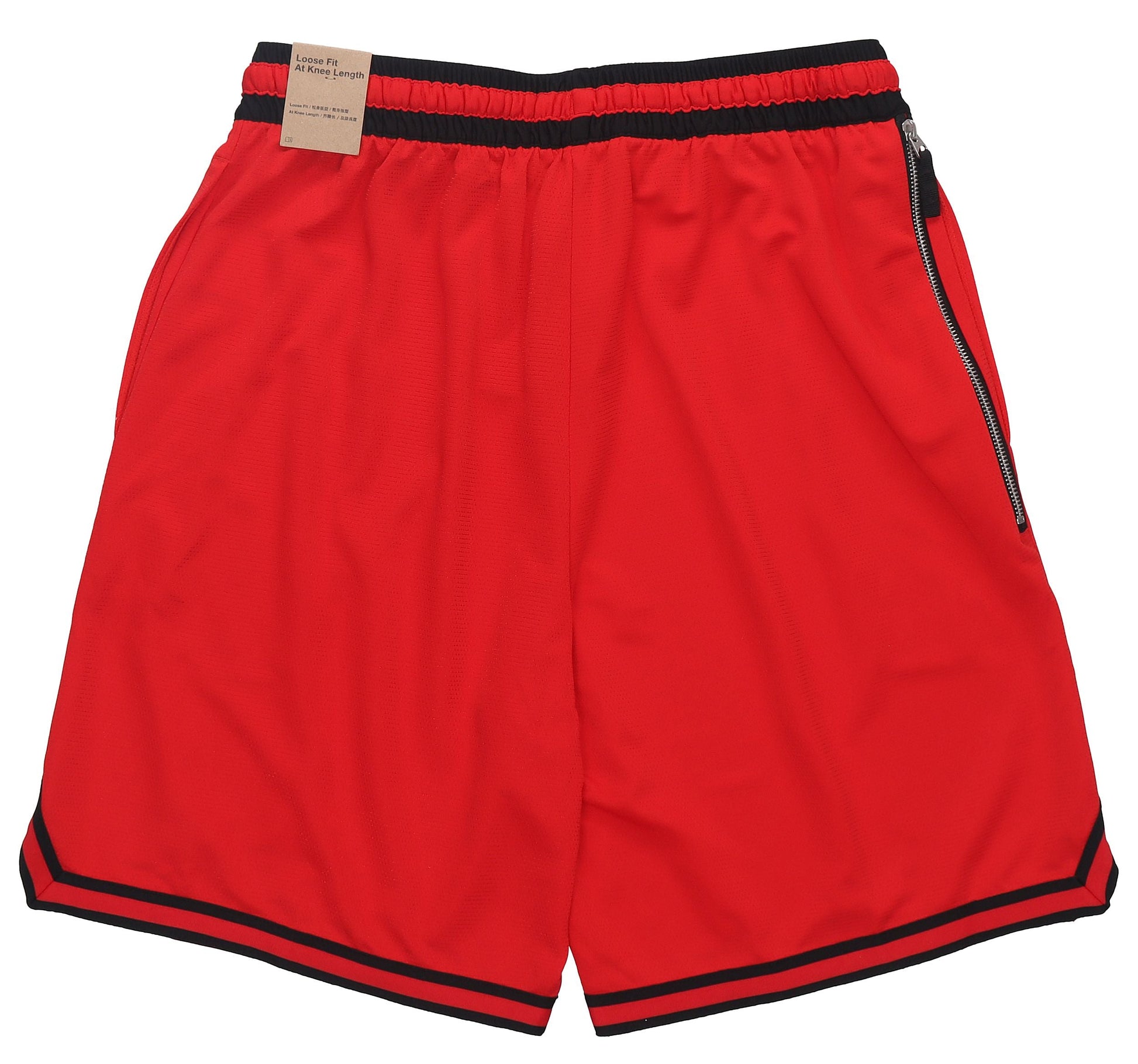 Men's Nike Stripe Lacing Sports Red Shorts DH7161-657