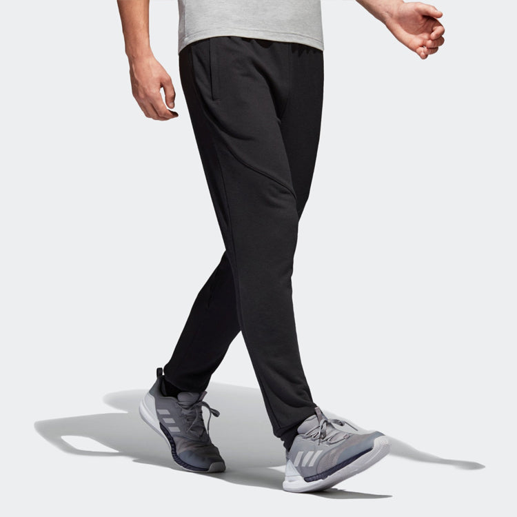 adidas Zipper Front Bag Exercise Pants Men Black CG1508