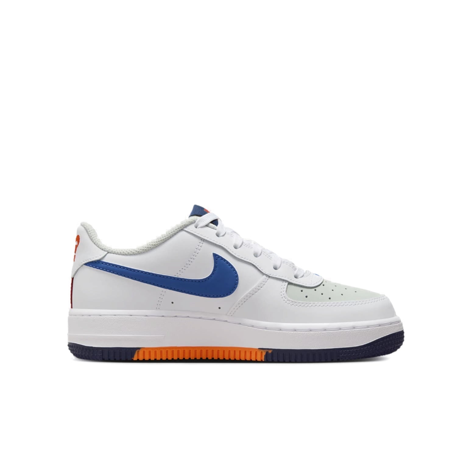 (GS) Nike Air Force 1 LV8 'White Black Blue' FN4730-002