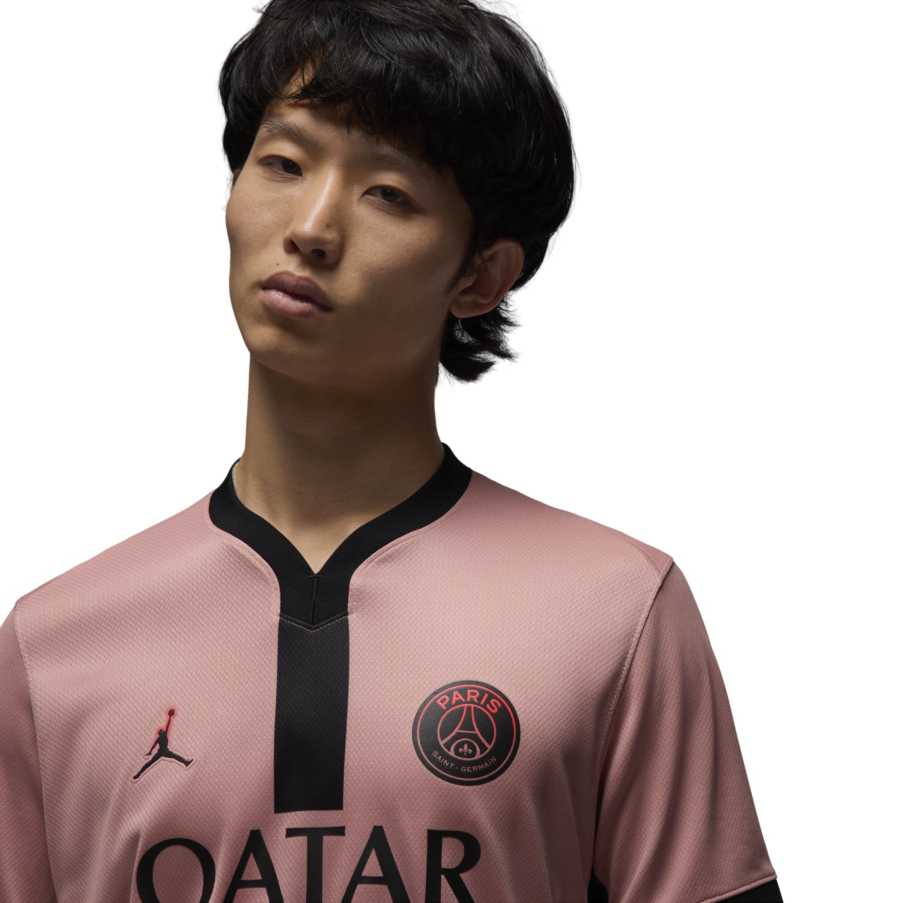 Air Jordan Dri-FIT Paris Saint-Germain 24/25 Stadium Third Replica Jersey 'Rust Pink Black' FQ2024-686