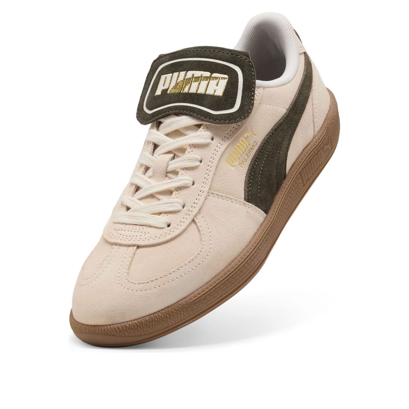 PUMA Palermo Premium Suede 'Light Brown Dark Olive' 402350-04