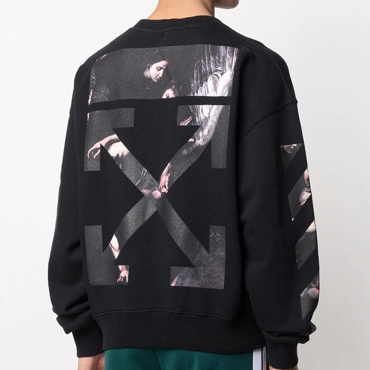 Off-White SS20 Caravaggio Arrows Mens Sweatshirt OMBA035S20E300041088