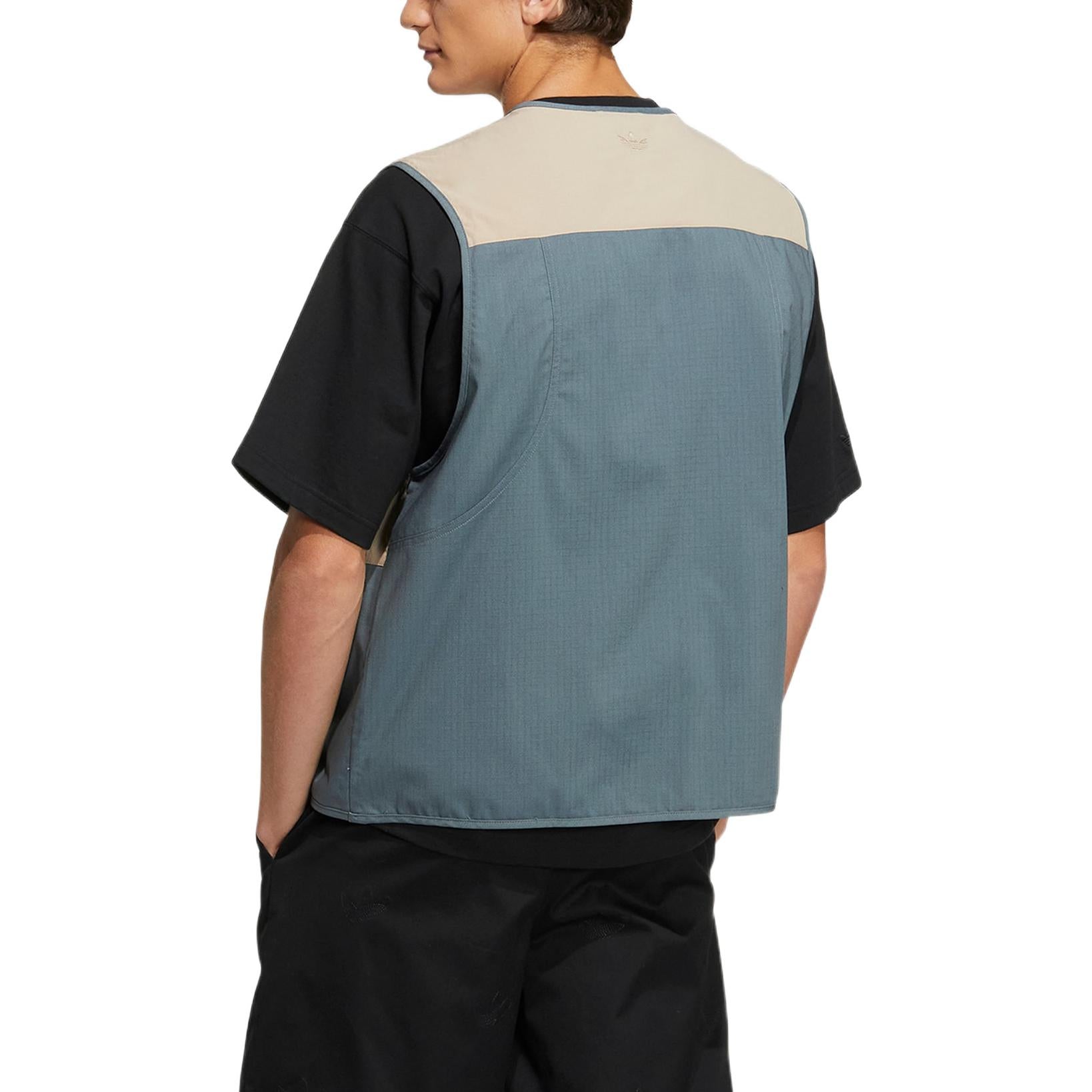 adidas x CHARR Vest 'Blue Khaki' IA8477
