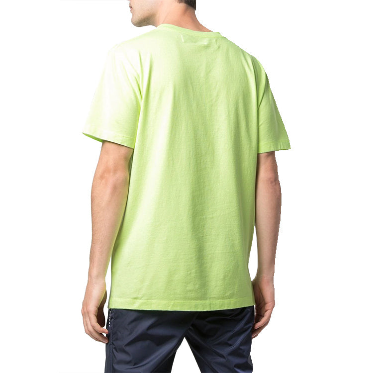 Off-White Small Logo Round Neck Short Sleeve Green OMAA027R201850176210