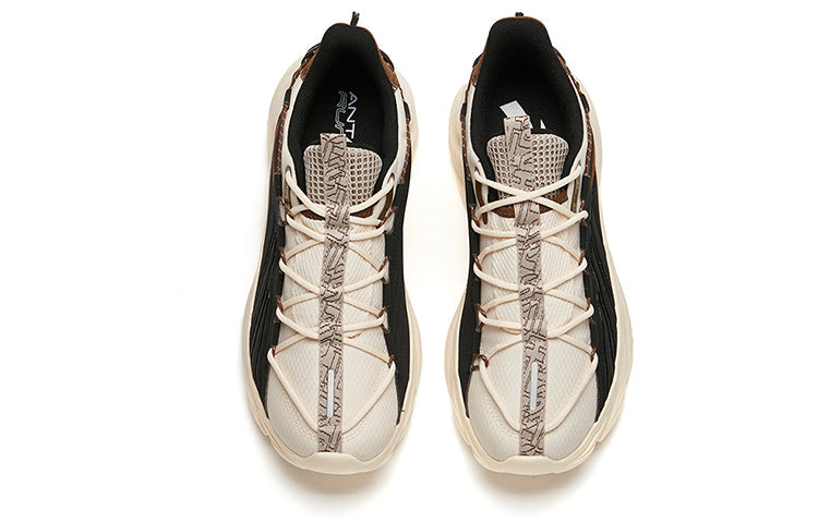 ANTA Running Series Sneakers 'Milk Black Brown' 112145527-2